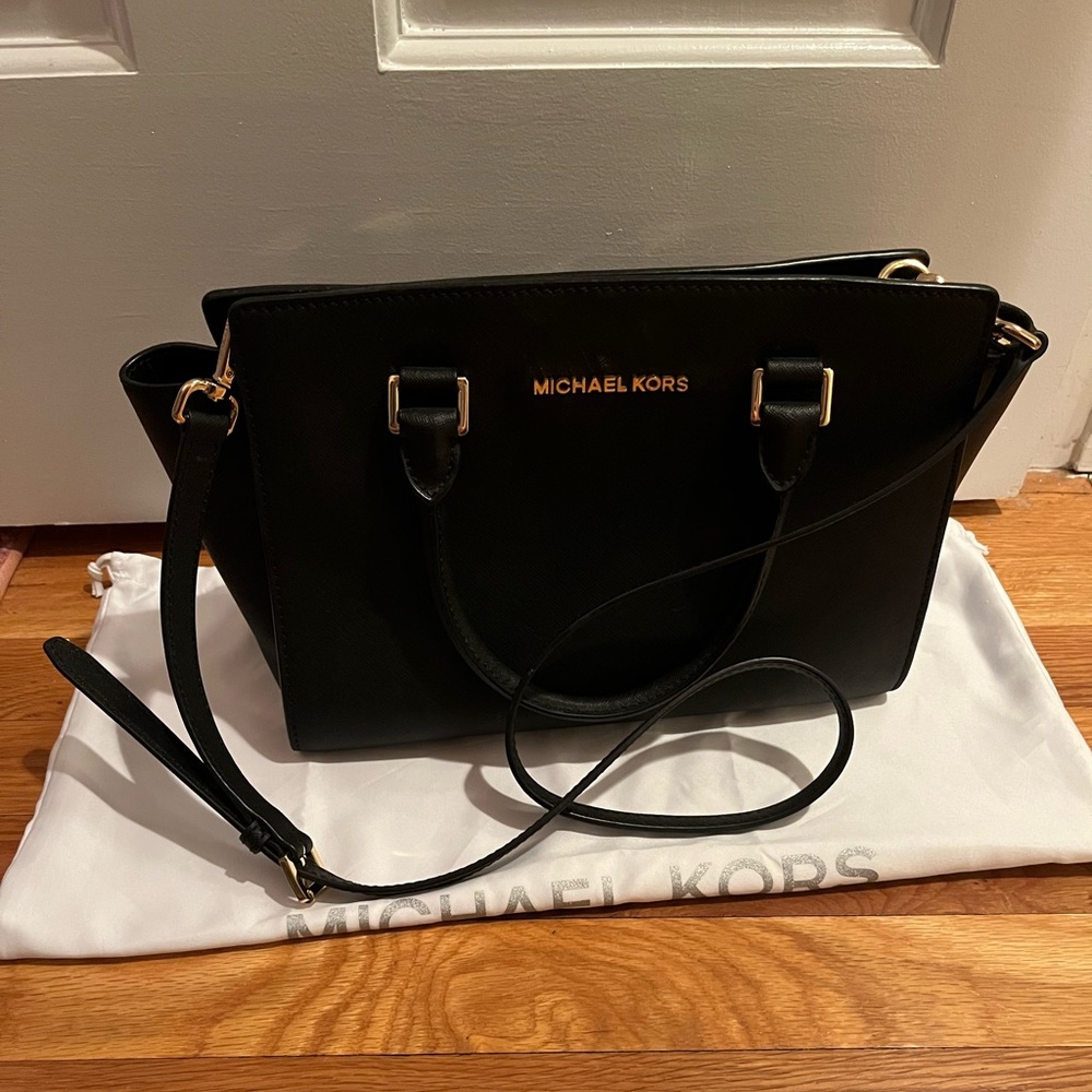Authentic Black Michael Kors Tote
